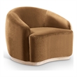 Meridian Furniture Gustavo Saddle Velvet Upholstered Chair