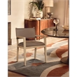 Meridian Furniture Avon Brown Vegan Leather Dining Arm Chair