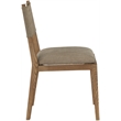 Meridian Furniture Avon Brown Linen Textured Fabric Dining Side Chair (Set of 2)