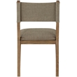 Meridian Furniture Avon Brown Linen Textured Fabric Dining Side Chair (Set of 2)