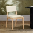 Meridian Furniture Avon Cream Vegan Leather Dining Side Chair (Set of 2)