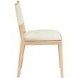 Meridian Furniture Avon Cream Vegan Leather Dining Side Chair (Set of 2)