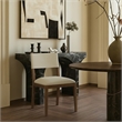 Meridian Furniture Avon Beige Vegan Leather Dining Side Chair (Set of 2)