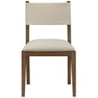 Meridian Furniture Avon Beige Vegan Leather Dining Side Chair (Set of 2)