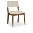 Meridian Furniture Avon Beige Vegan Leather Dining Side Chair (Set of 2)