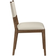 Meridian Furniture Avon Beige Vegan Leather Dining Side Chair (Set of 2)
