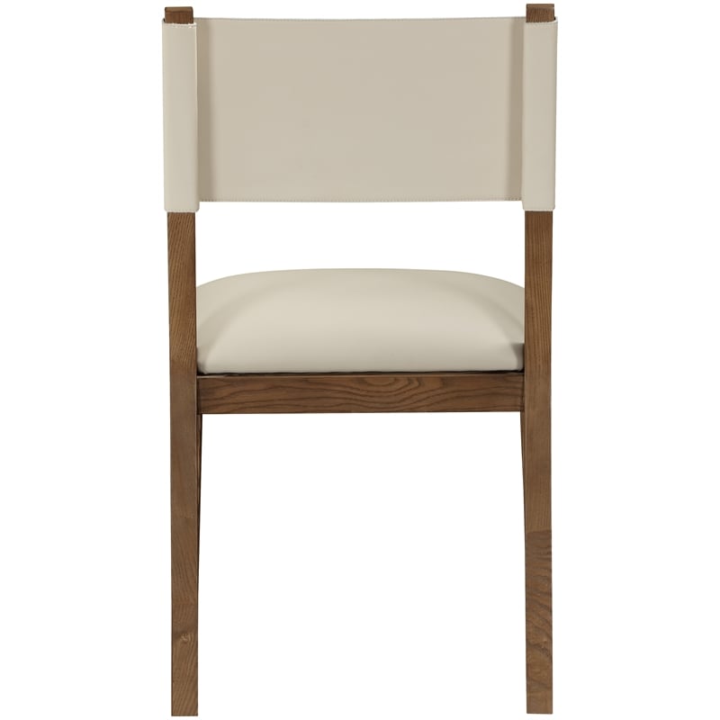 Meridian Furniture Avon Beige Vegan Leather Dining Side Chair (Set of 2)