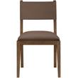 Meridian Furniture Avon Brown Vegan Leather Dining Side Chair (Set of 2)