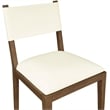 Meridian Furniture Avon Cream Vegan Leather Dining Side Chair (Set of 2)