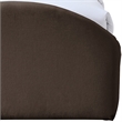Meridian Furniture Andaz Brown Chenille Fabric Upholstered Twin Bed