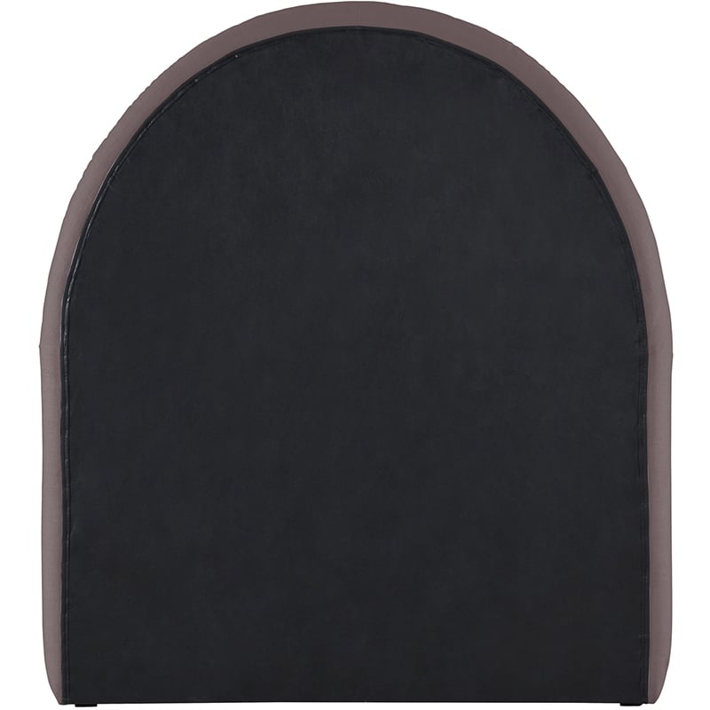 Meridian Furniture Andaz Purple Chenille Fabric Upholstered Twin Trundle Bed