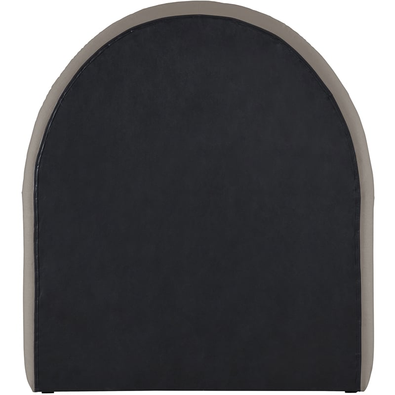 Meridian Furniture Andaz Taupe Chenille Fabric Upholstered Twin Trundle Bed