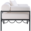 Meridian Furniture Portofino Cream Water Resisting Fabric Patio Chair