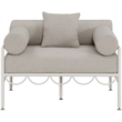 Meridian Furniture Portofino Beige Water Resisting Fabric Patio Chair