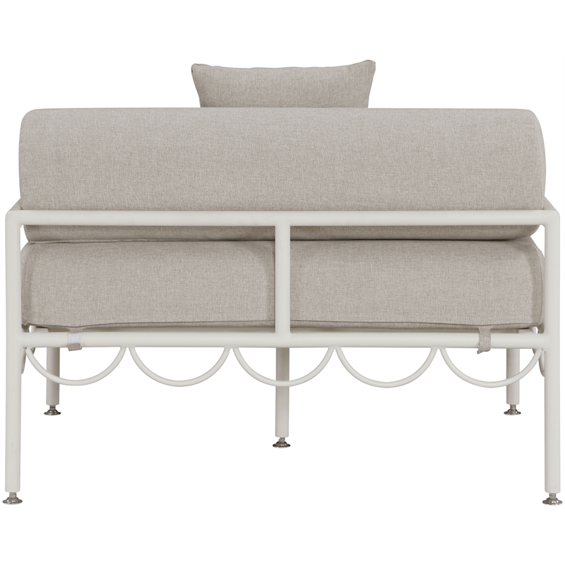 Meridian Furniture Portofino Beige Water Resisting Fabric Patio Chair