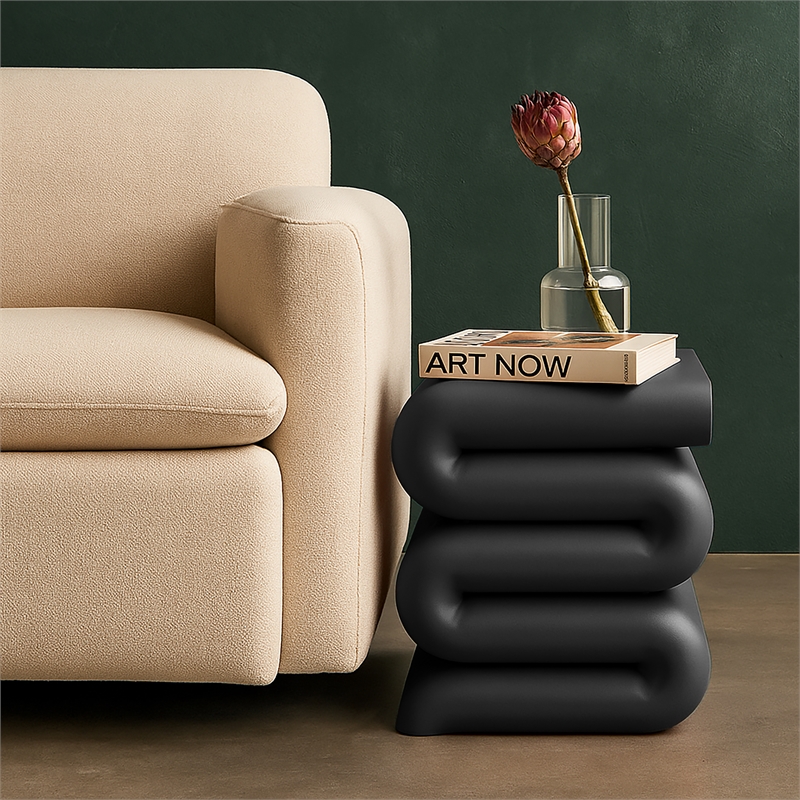 Meridian Furniture Roland Black Iron End Table