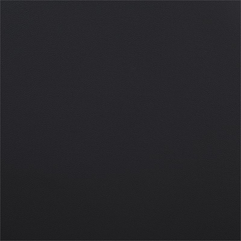 Meridian Furniture Riccio Black Vegan Leather Upholstered Stool