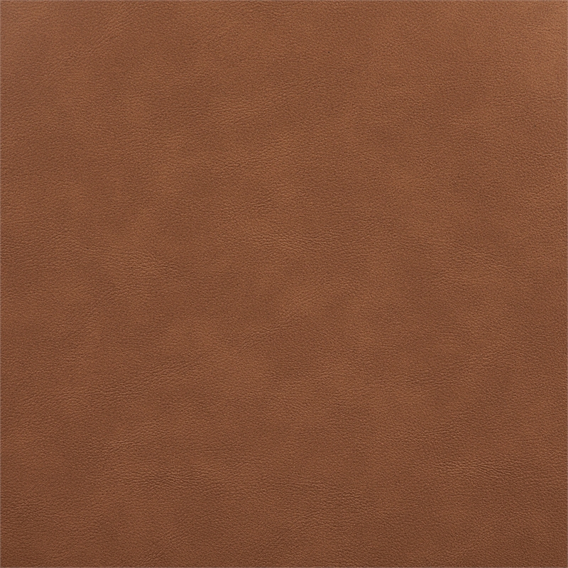 Meridian Furniture Riccio Cognac Vegan Leather Upholstered Stool