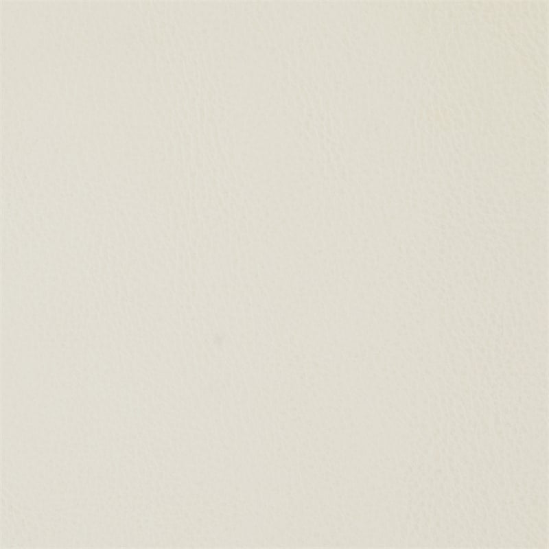 Meridian Furniture Riccio Cream Vegan Leather Upholstered Stool
