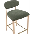 Meridian Furniture Riccio Olive Fabric Upholstered Stool