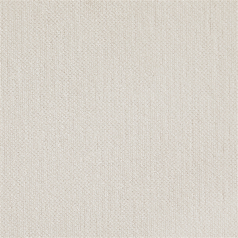 Meridian Furniture Riccio Cream Fabric Upholstered Stool