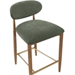 Meridian Furniture Riccio Olive Fabric Upholstered Stool