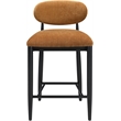 Meridian Furniture Riccio Cognac Fabric Upholstered Stool