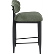 Meridian Furniture Riccio Olive Fabric Upholstered Stool