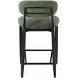 Meridian Furniture Riccio Olive Fabric Upholstered Stool