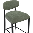 Meridian Furniture Riccio Olive Fabric Upholstered Stool