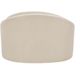 Meridian Furniture Caspian Beige Chenille Fabric Upholstered Chair