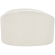 Meridian Furniture Caspian Cream Chenille Fabric Upholstered Chair