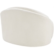 Meridian Furniture Caspian Cream Chenille Fabric Upholstered Chair