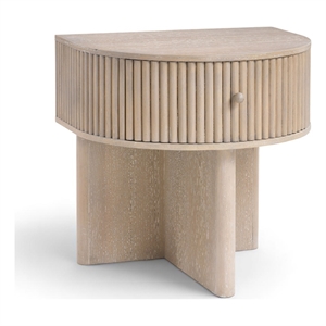 Meridian Furniture Cortland Natural Acacia Veneer And Solid Wood Night Stand