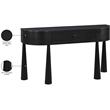 Meridian Furniture Oasis Black Acacia Veneer And Solid Wood Console Table