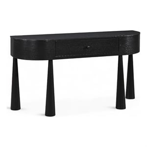 Meridian Furniture Oasis Black Acacia Veneer And Solid Wood Console Table
