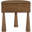 Meridian Furniture Oasis Brown Acacia Veneer And Solid Wood Night Stand