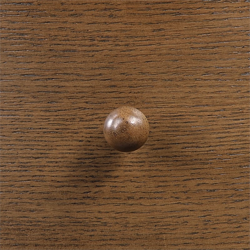 Meridian Furniture Oasis Brown Acacia Veneer And Solid Wood Night Stand