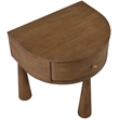 Meridian Furniture Oasis Brown Acacia Veneer And Solid Wood Night Stand