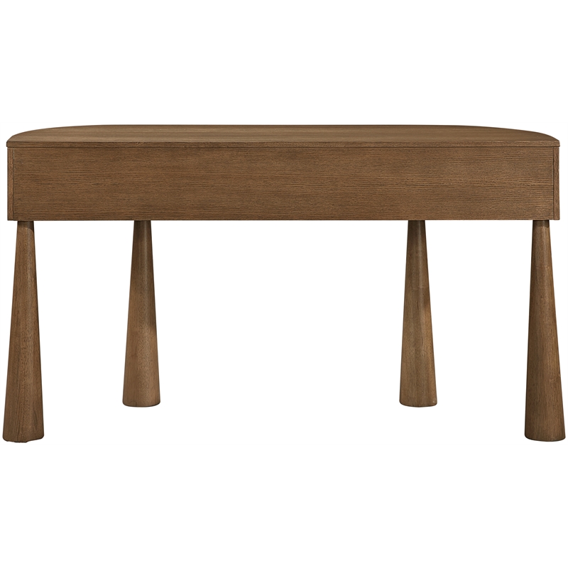 Meridian Furniture Oasis Brown Acacia Veneer And Solid Wood Console Table