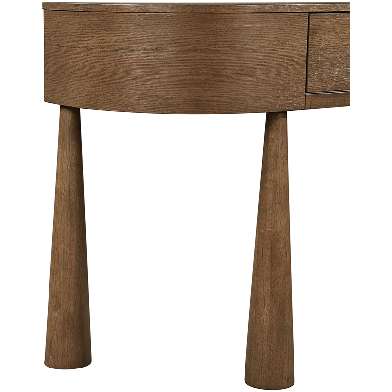Meridian Furniture Oasis Brown Acacia Veneer And Solid Wood Console Table