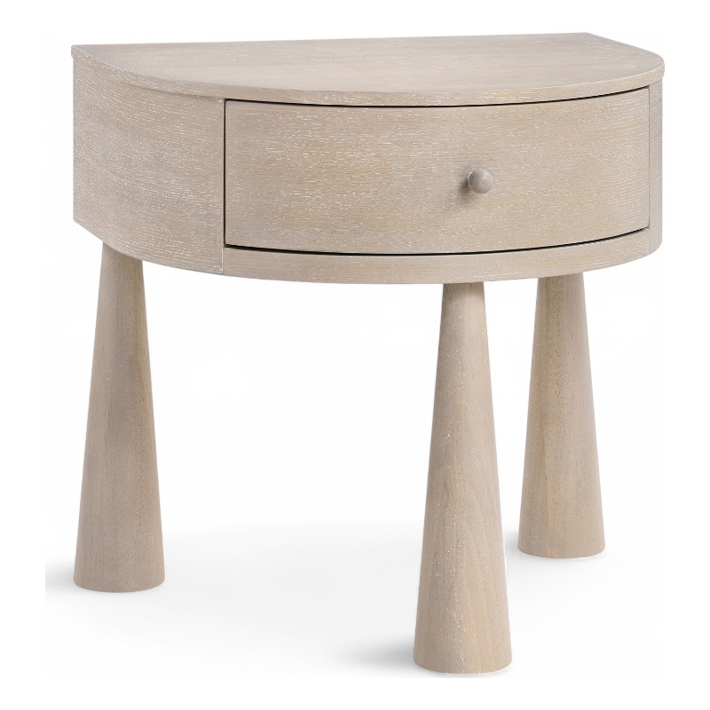 Meridian Furniture Oasis Natural Acacia Veneer And Solid Wood Night Stand