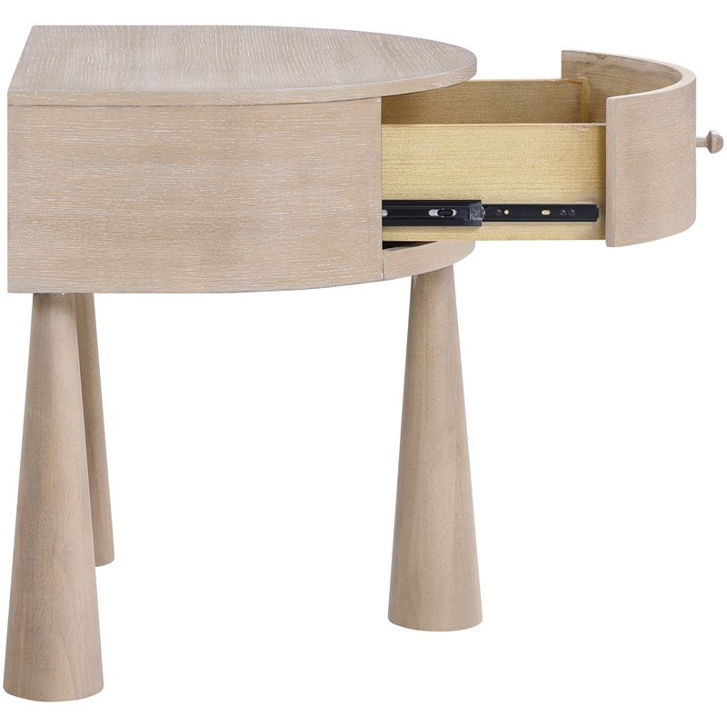 Meridian Furniture Oasis Natural Acacia Veneer And Solid Wood Night Stand