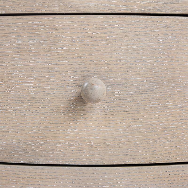 Meridian Furniture Oasis Natural Acacia Veneer And Solid Wood Night Stand