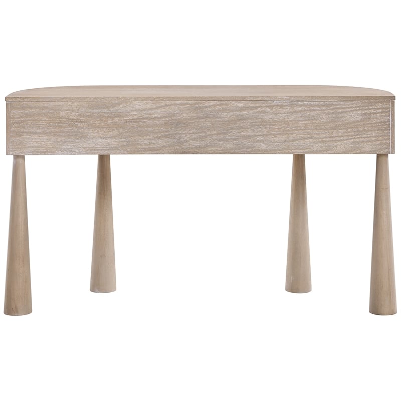 Meridian Furniture Oasis Natural Acacia Veneer And Solid Wood Console Table