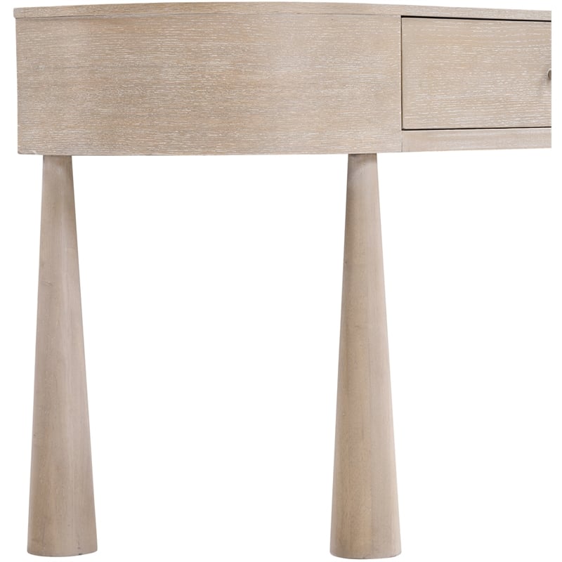 Meridian Furniture Oasis Natural Acacia Veneer And Solid Wood Console Table
