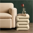 Meridian Furniture Roland Beige Iron End Table