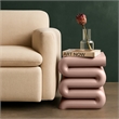 Meridian Furniture Roland Pink Iron End Table