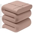 Meridian Furniture Roland Pink Iron End Table