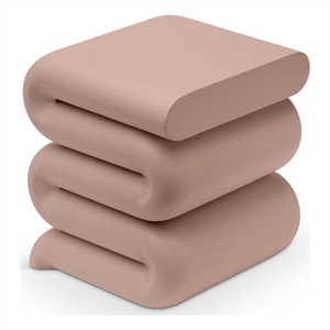 Meridian Furniture Roland Pink Iron End Table